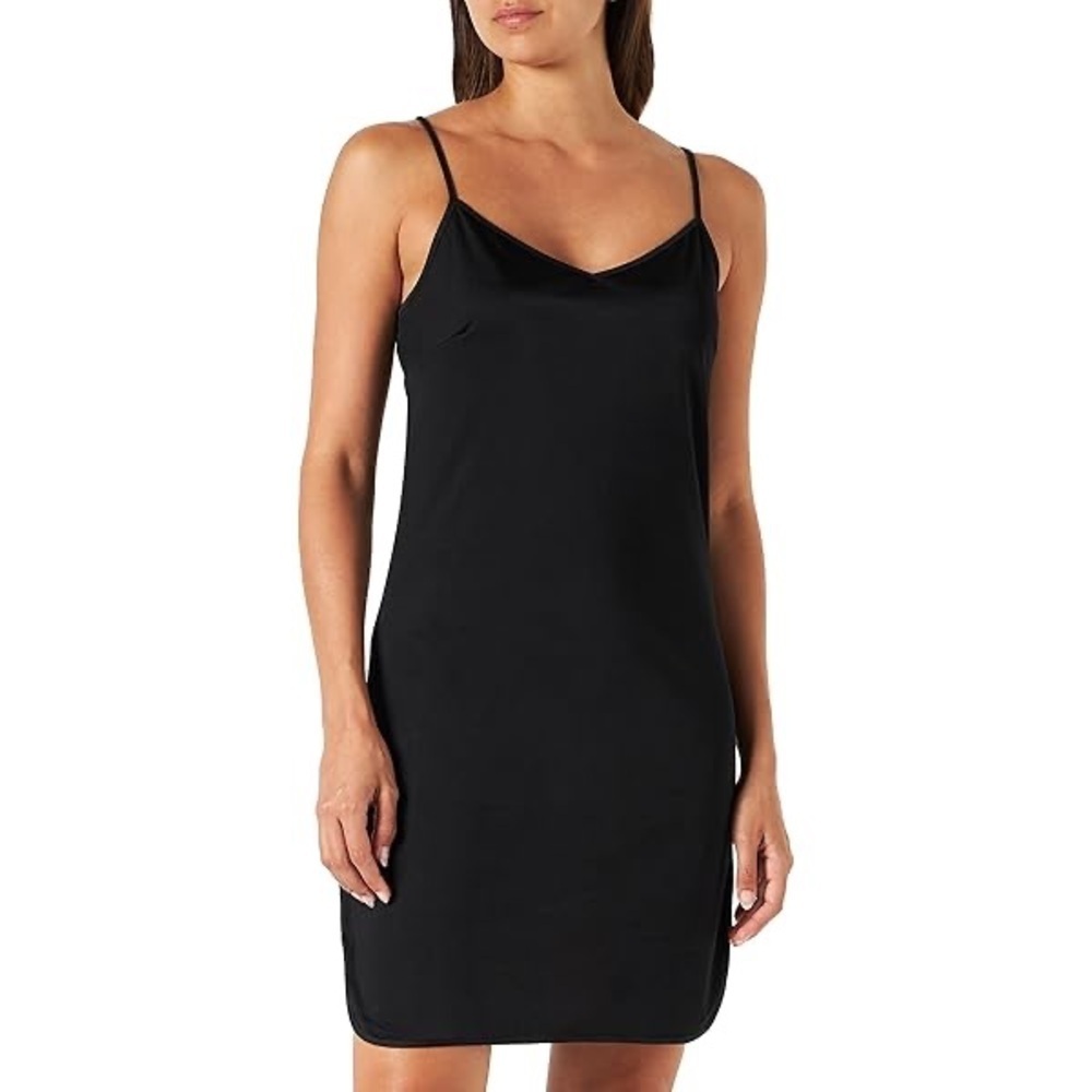 Spanx Sweep Cami Slip 10044R Classic Black Lightweight Convertible Strap Size LG